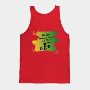 THE CAT, FAITHFUL COMPANION Tank Top